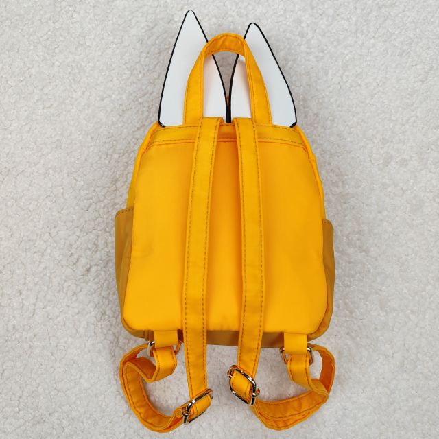 BA0282  bluey ears orange backpack