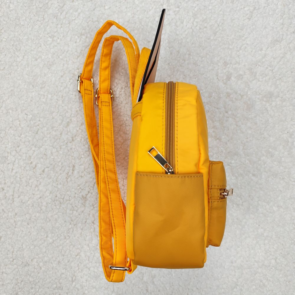 BA0282  bluey ears orange backpack