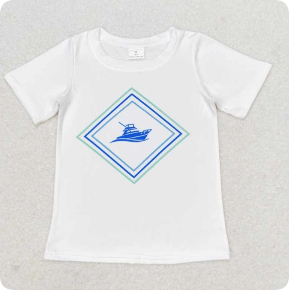 BT061 3.17 yShip white short sleeve top