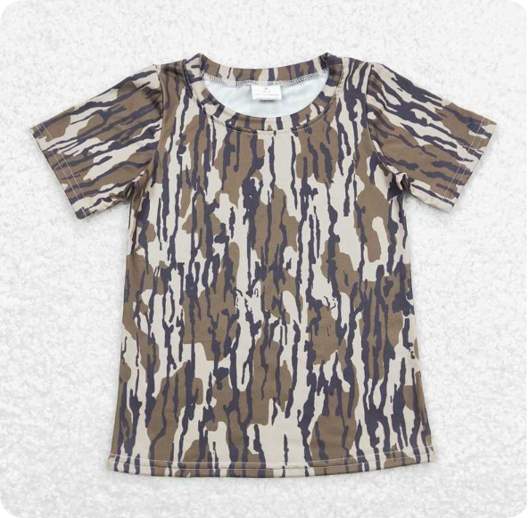 BT0623 3.19 y Camouflage Army Green Short Sleeve shirts