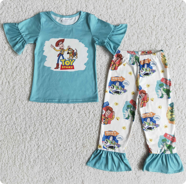E6-26  3.22y Whats Purple Short Sleeve Pants Suit