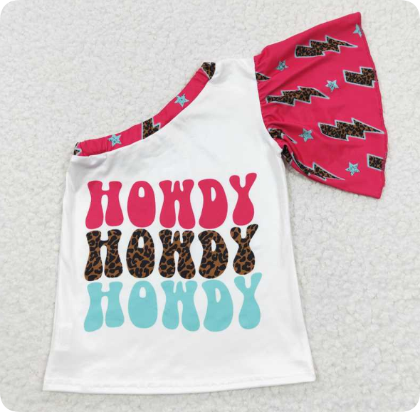 GT0165 3.26y HOWDY single sleeve shirts