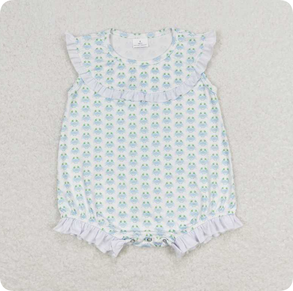 SR1435 4.12 YCrab Lace White Tank romper