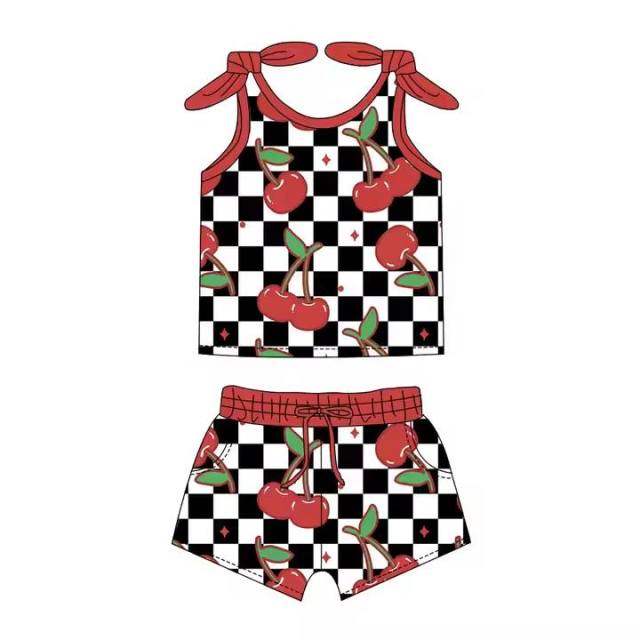 5.6y custom  baby girls  summer set  moq 5