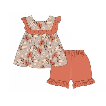 5.10y custom  baby girls  summer set moq 5