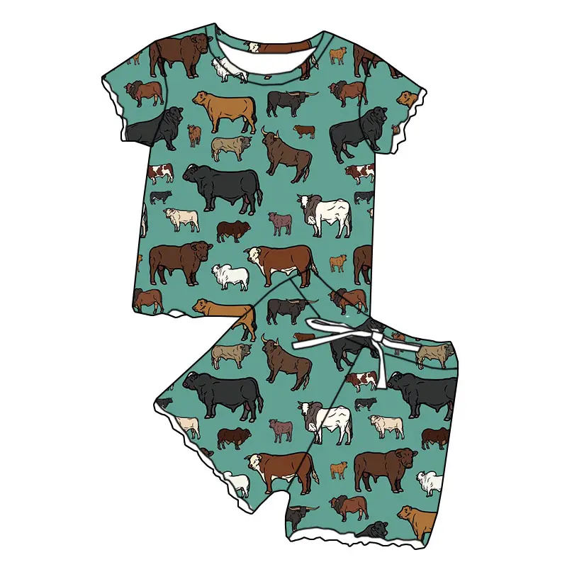 5.13y custom  baby girls  summer set moq 5