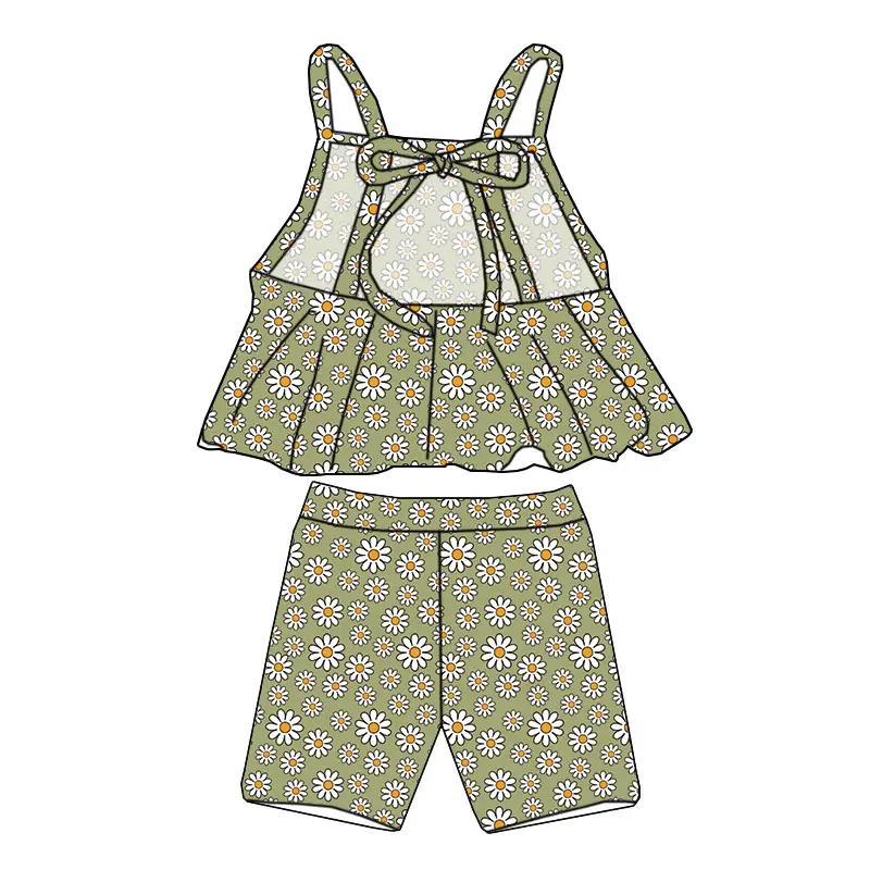 5.13y custom  baby girls  summer set moq 5