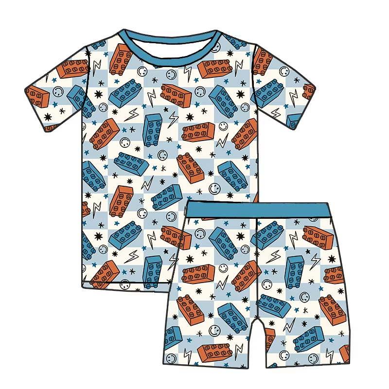 5.15y custom  baby girls  summer set moq 5