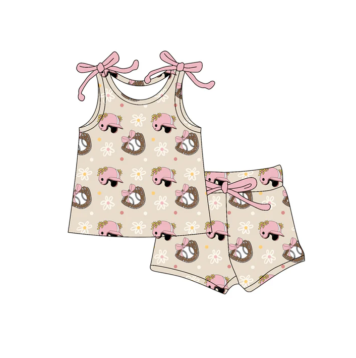 5.15y custom  baby girls  summer set moq 5