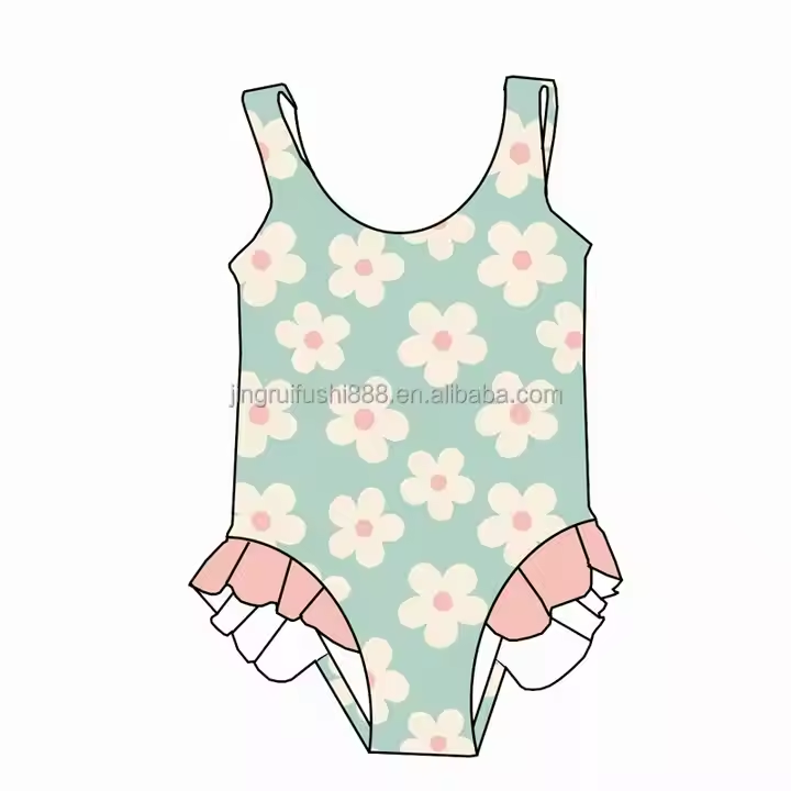 5.16y custom  baby girls  swim  moq 5