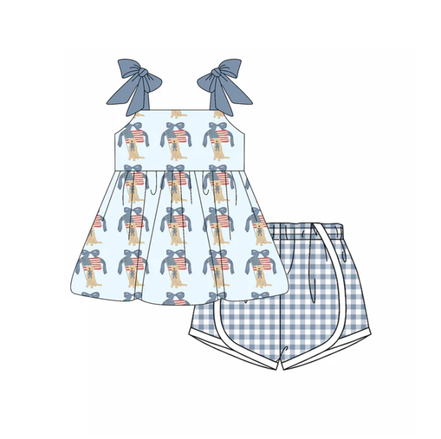 5.17y custom  baby girls  summer set moq 5
