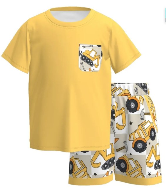 5.23y custom  baby boys   summer set moq 5