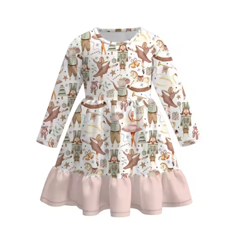 5.26y custom  baby girls dress  moq 5