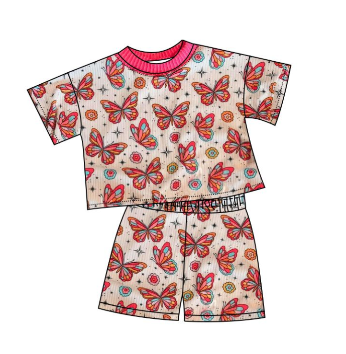 5.28y custom  baby girls  summer set moq 5