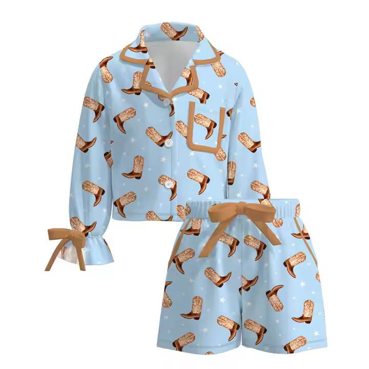 6.3y custom  baby girls set moq 5