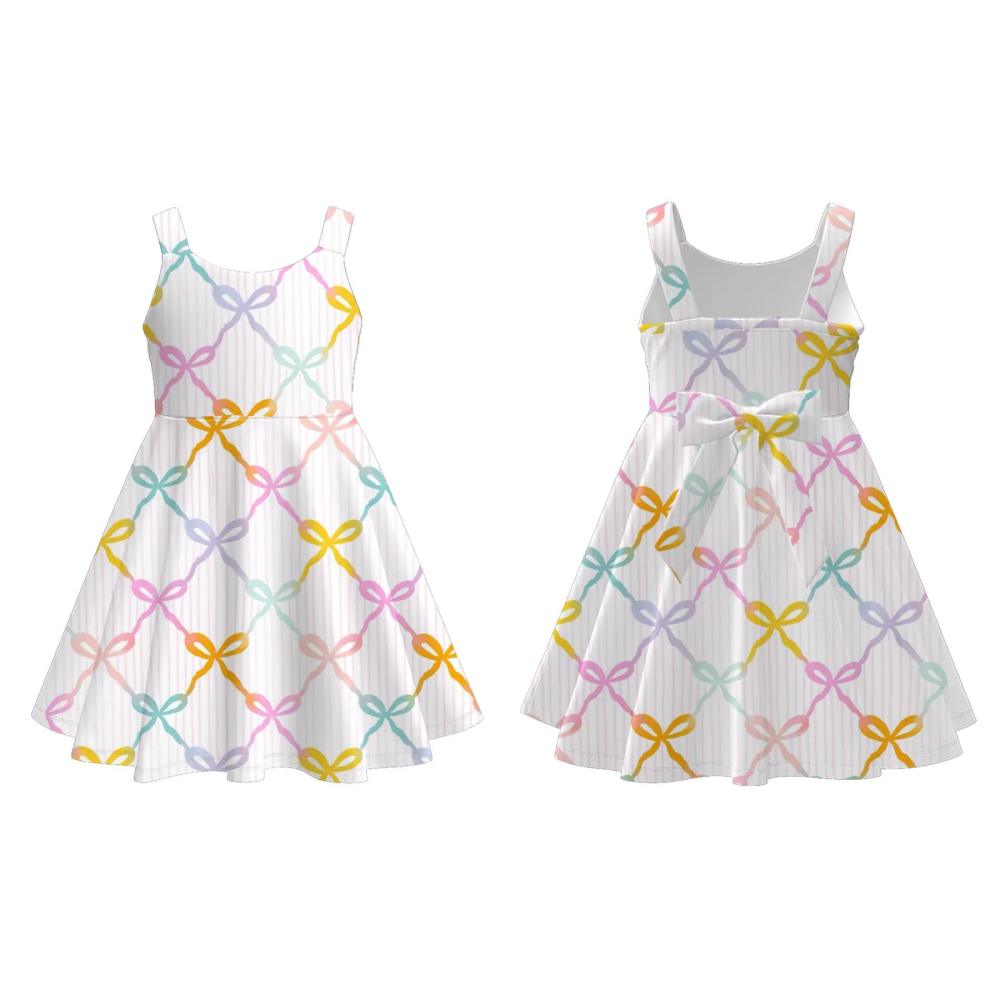 6.12y custom  baby girls dress  moq 5