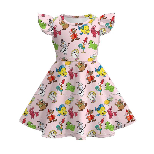 6.25y custom  baby girls dress  moq 5