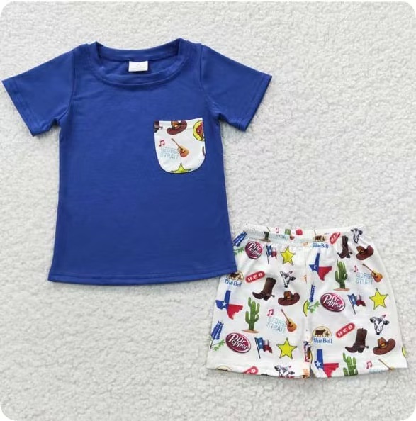 BSSO0238 7.12 summer  boy set