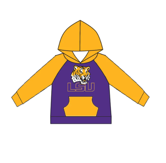 7.31y Baby Kids Team Hoodie LS Tee Tops moq 5