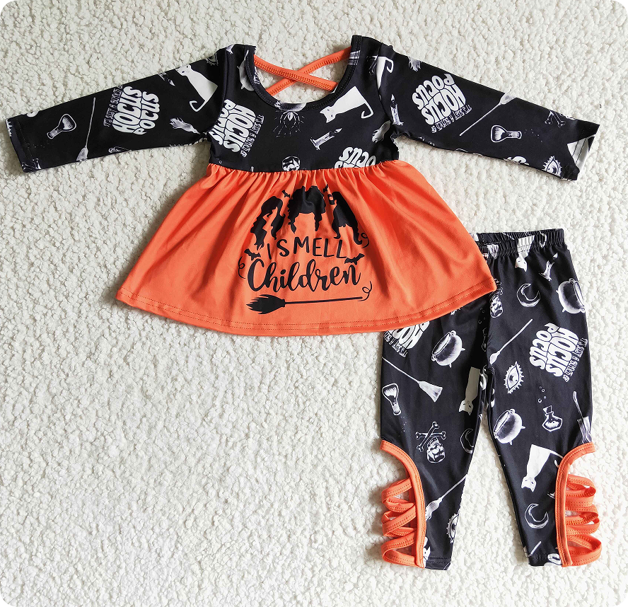 GLP0158   10.6Y hocus pocus long sleeve trousers suit