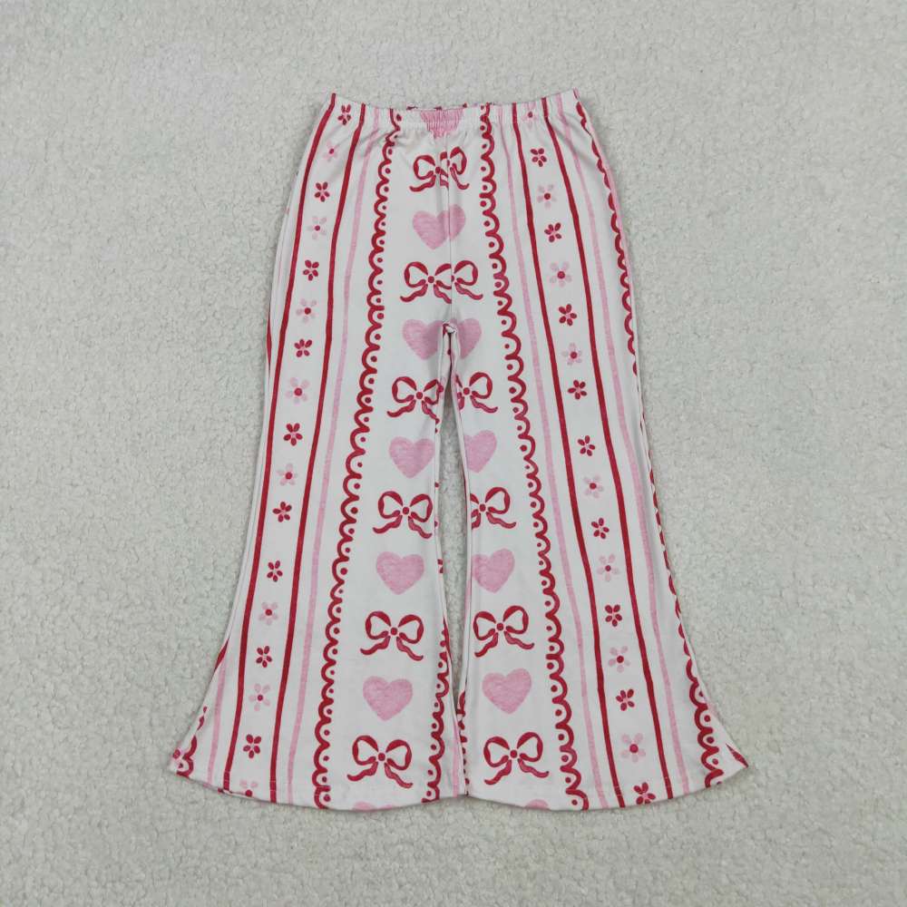P0894  10.30y Red bow-tie heart-shaped trousers