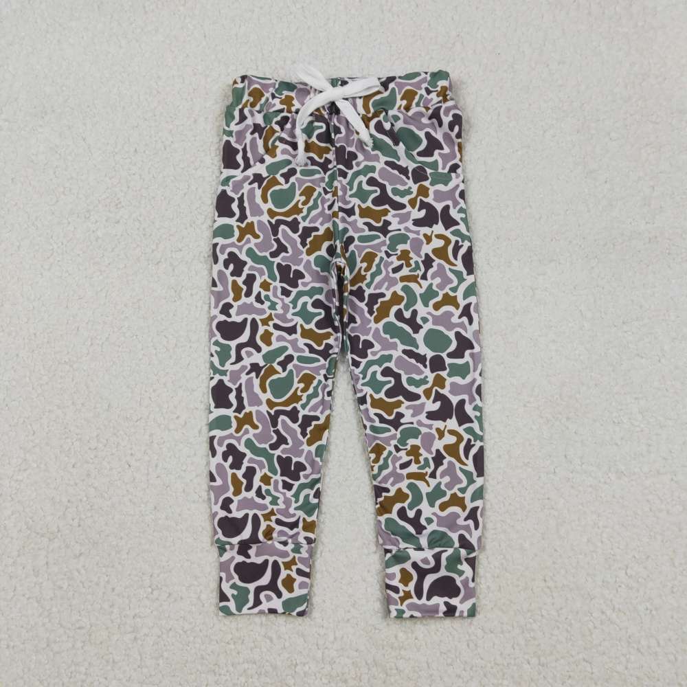 P09447 12.8y Gray-green camouflage trousers