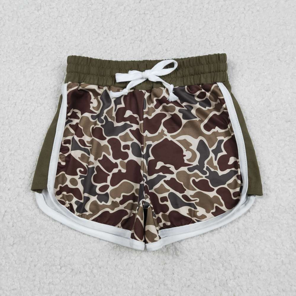 SS0745 RTS Dark green CAMO shorts hunting season shorts
