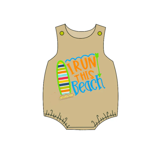 Baby Boys Sleeveless Irun This Beach Rompers Preorder