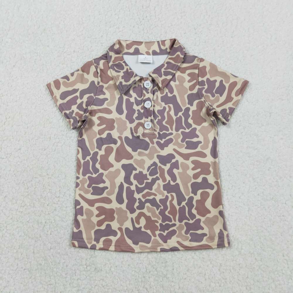 BT1701 RTS CAMO short sleeve boy T-shirt