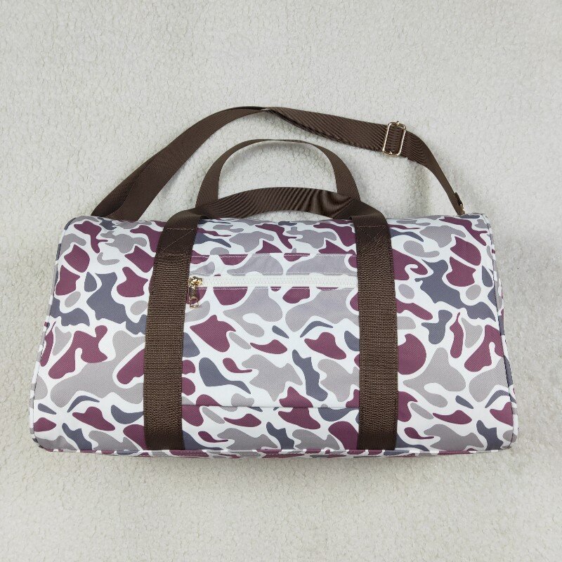 BA0034 US Warhouse  camo zipper duffle bag