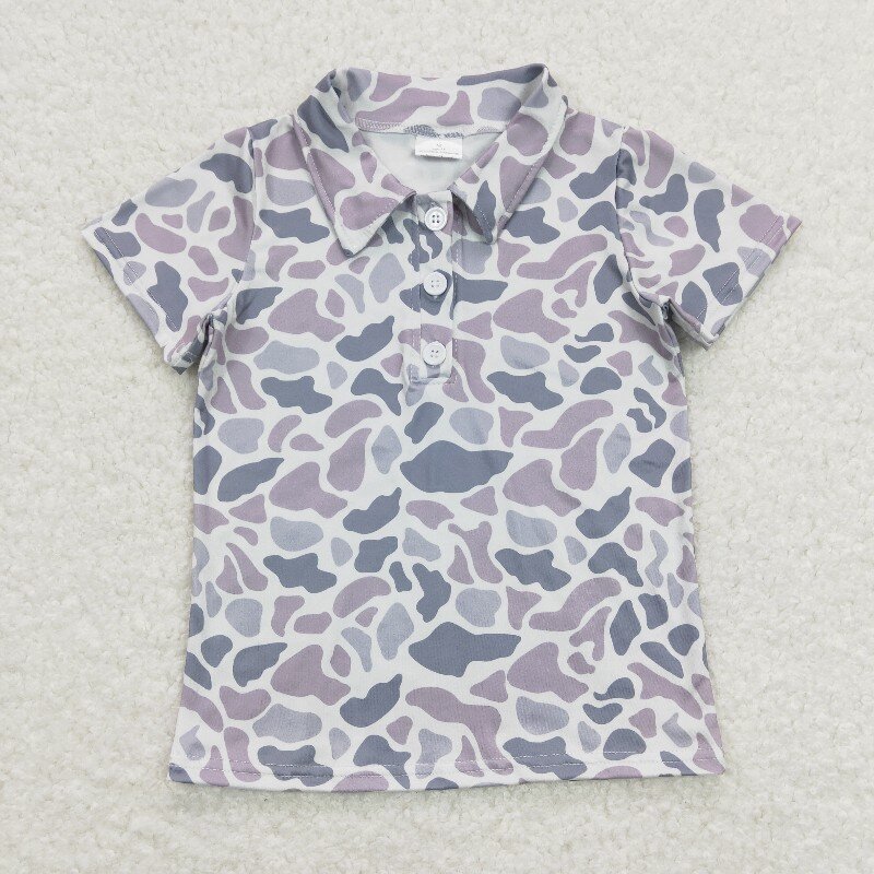 US Warhouse RTS BT0462  camo short sleeve boy t-shirt