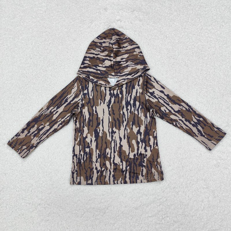 US Warhouse RTS BT0920 Olive camo long sleeve boy Hoodie pullover