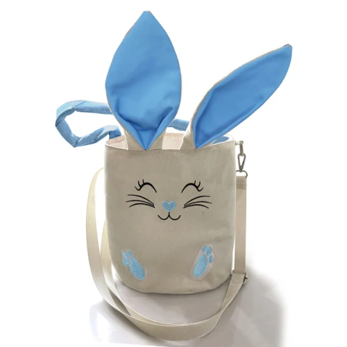 BA0030 Blue easter rabbit baby boy bag