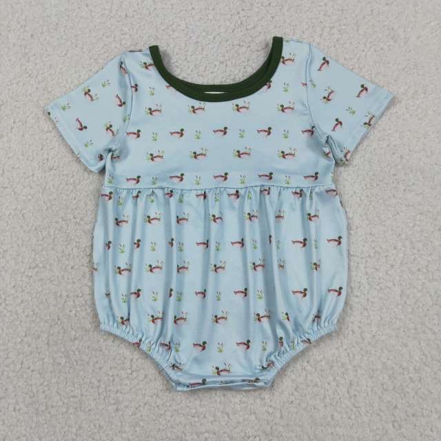 SR3999 Baby Blue duck summer Rompers