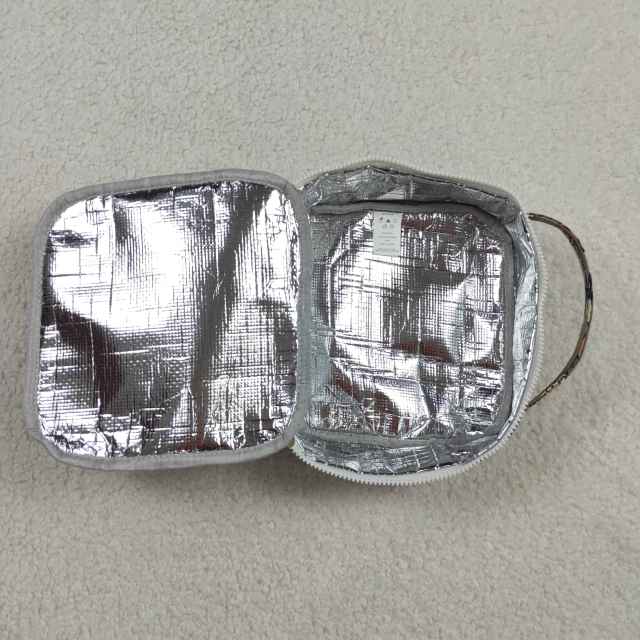 BA0393 CAMO Green bows zipper lunch box