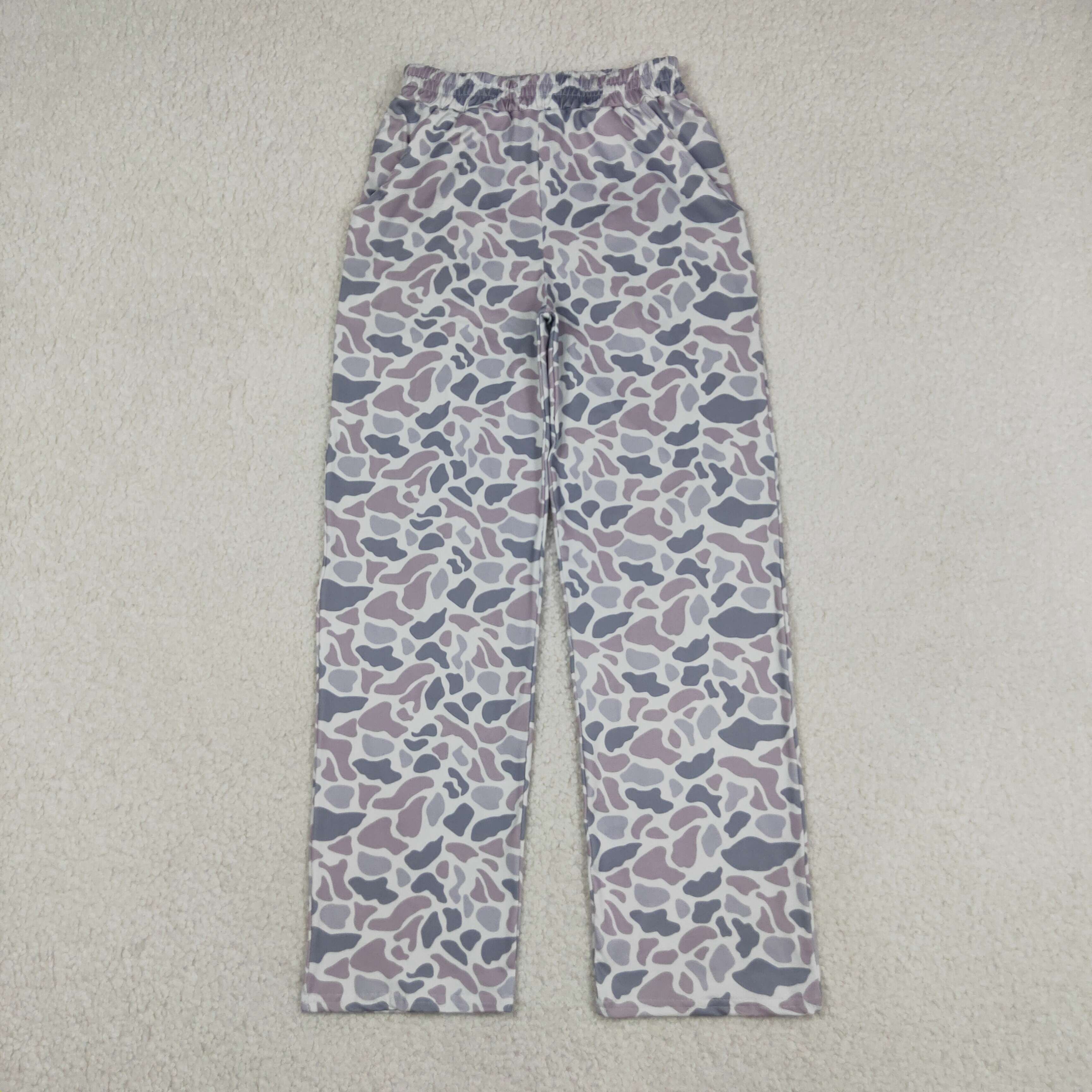 P0994  Adult women western Grey camo long pants