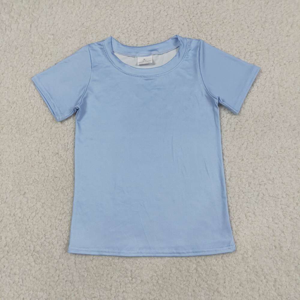 BT1761 RTS Blue CAMO PUPPY print short sleeve boy t-shirt