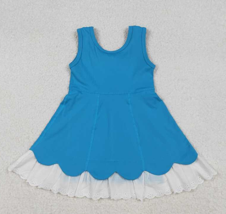 S0552  RTS Black solid print active girl yoga dress