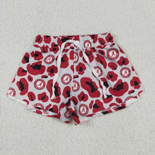SS0817 Red team A leopard prints girl shorts