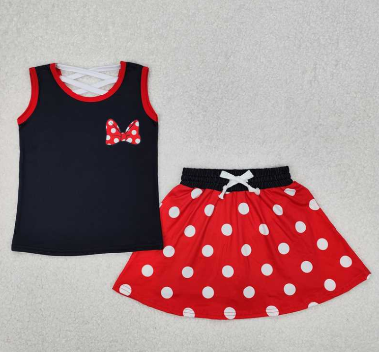 GSD2069  RTS cartoon mouse  print active girl summer outfits
