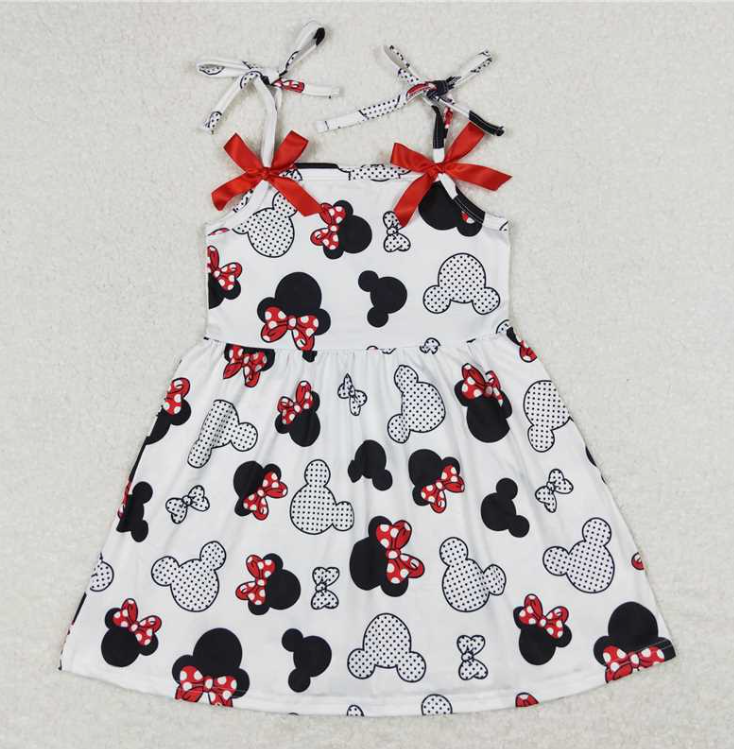 GSD0855 RTS Cartoon mouse girl  summer dress