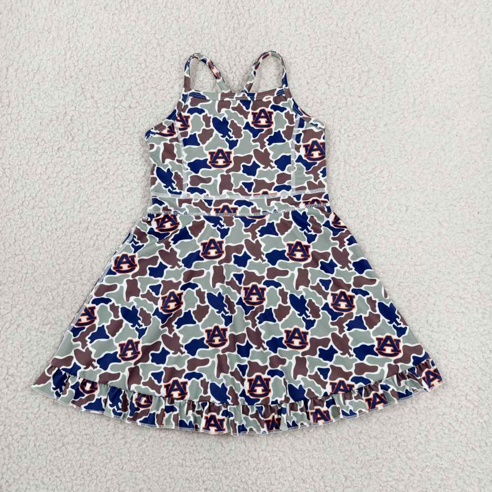 GSD3588 caamo UA Print sleeveless girl outfits