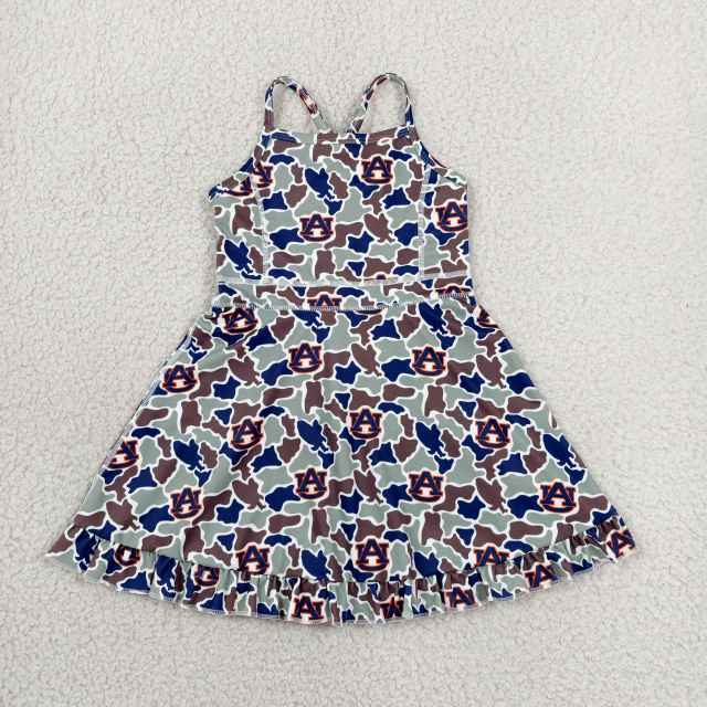 GSD3588 caamo UA Print sleeveless girl outfits