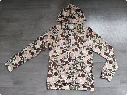 Adult Men Deer Ducks Dogs Camo Hunting Zip Pocket Hoodies Top Preorder