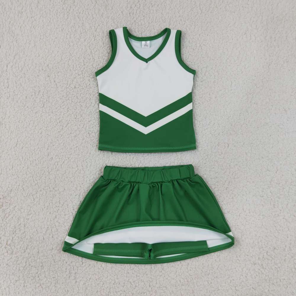 GSD4202 Blue red stripe print active girl yoga skirt dress