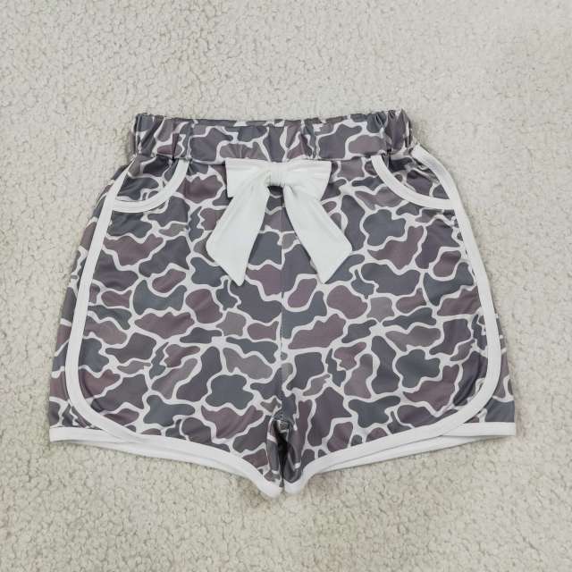 SS0688 RTS camo print girl summer shorts