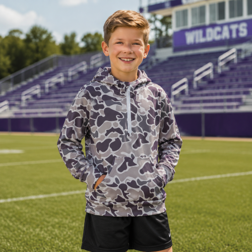 RTS BT1848  light  camo hoodie long sleeve boy pullover