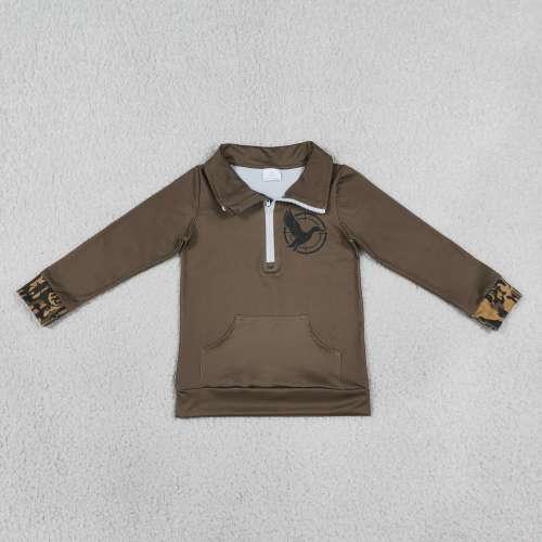 RTS GT1698 hunting Duck long sleeve girl zipper pullover