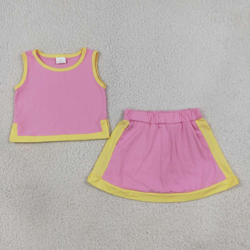 GSD4231 brown leopard print active girl yoga skirt dress