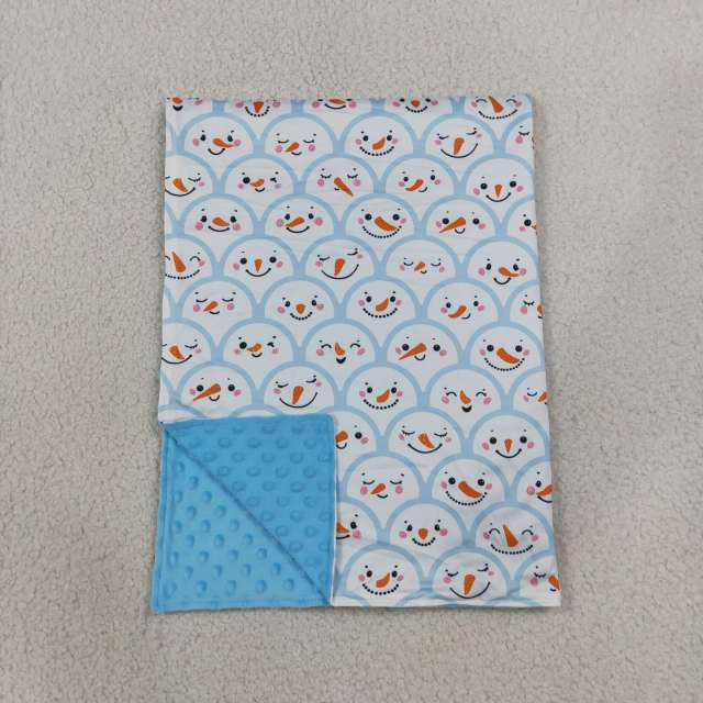 BL0264 Halloween bat plaid print baby blanket